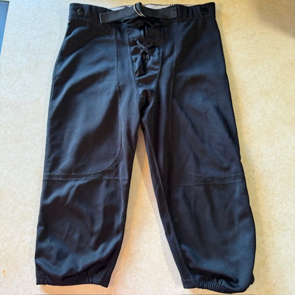 Alleson Athletic Black Football Pants youth L
